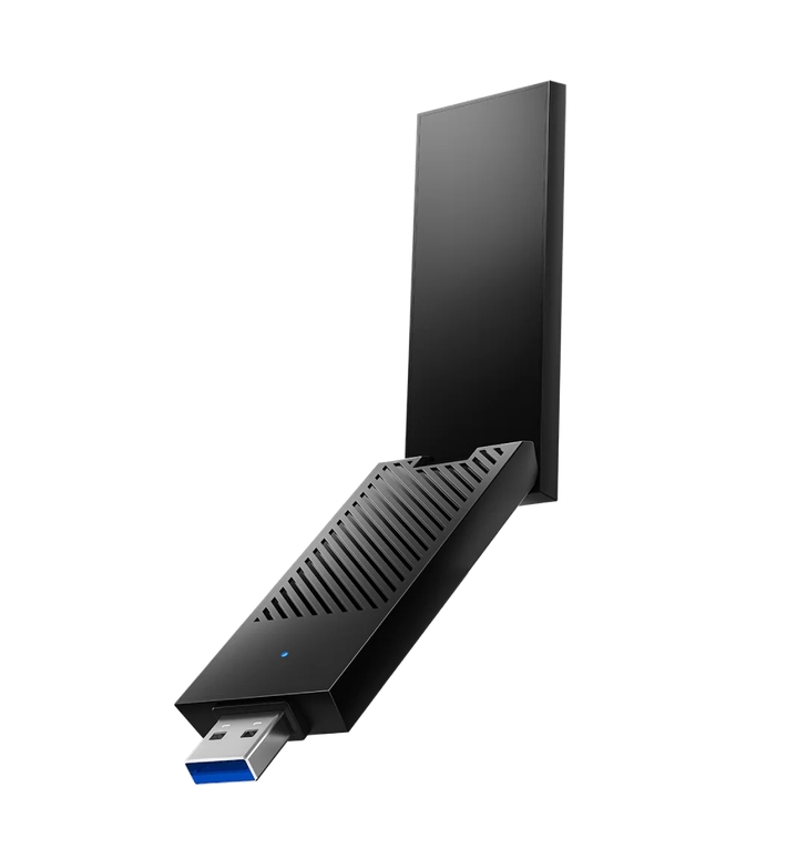 Cudy WU6500 Tri-Band Wi-Fi 7 BE6500 USB 3.0 Adapter 802.11be/ax/ac/a/b/g/n 2880Mbps at 6GHz 2880Mbps at 5Ghz 688Mbps at 2.4GHz