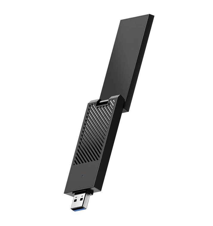 Cudy WU6500 Tri-Band Wi-Fi 7 BE6500 USB 3.0 Adapter 802.11be/ax/ac/a/b/g/n 2880Mbps at 6GHz 2880Mbps at 5Ghz 688Mbps at 2.4GHz