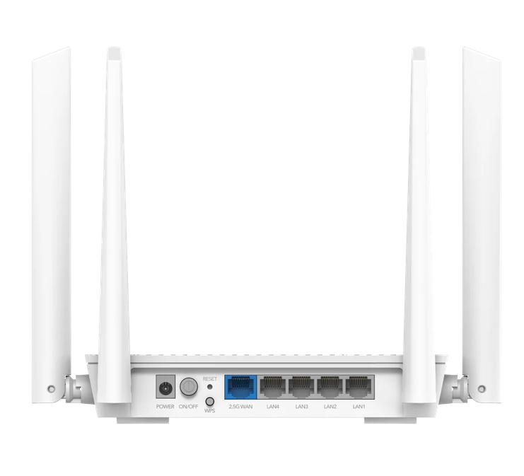 Cudy WR3000H AX3000 2.5G Dual Band Wi-Fi 6 Mesh Router 2402Mbps at 5GHz + 574Mbps at 2.4GHz