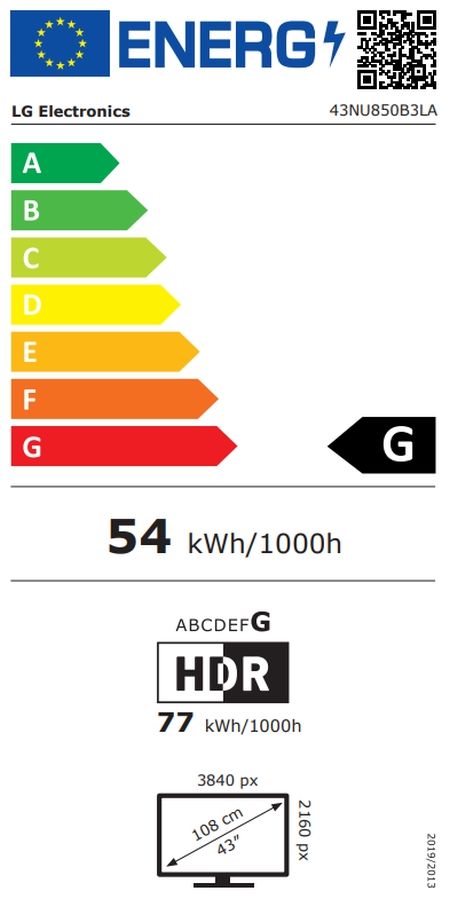 LG 43NU850B3LA
