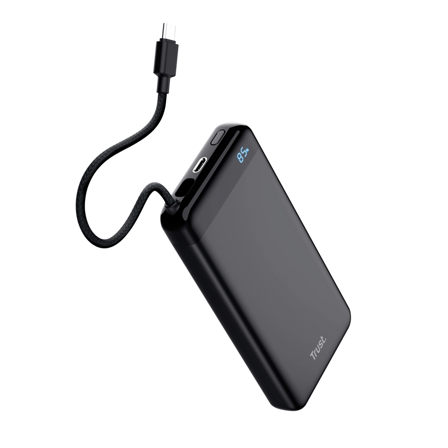 TRUST Fiera 20.000 Powerbank Fixed Cable
