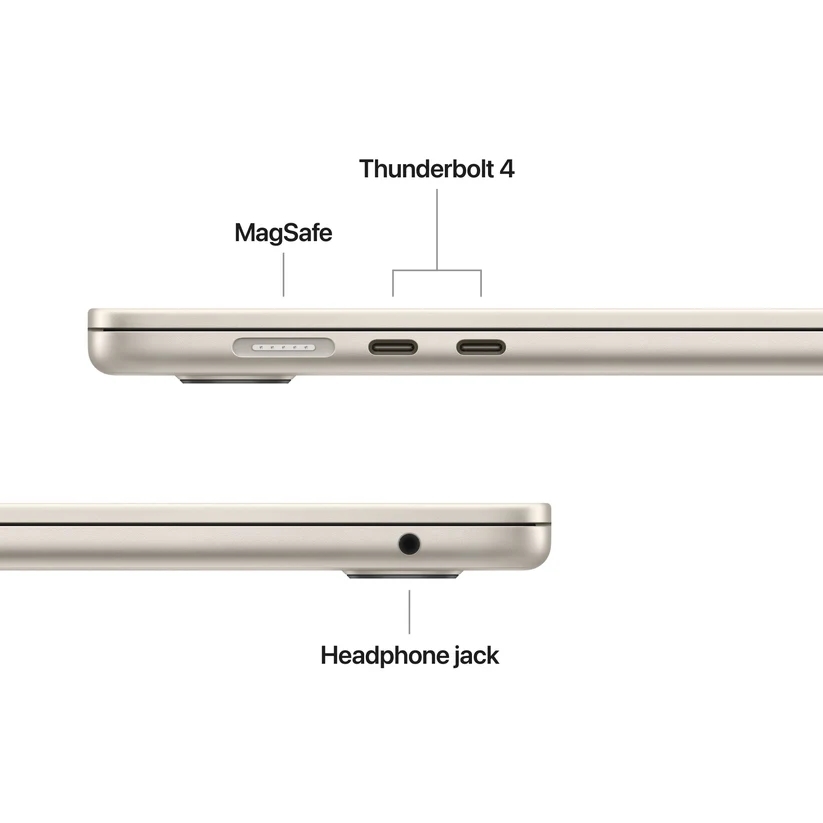Apple MacBook Air 15.3: Apple M5 chip with 10-core CPU and 10-core GPU