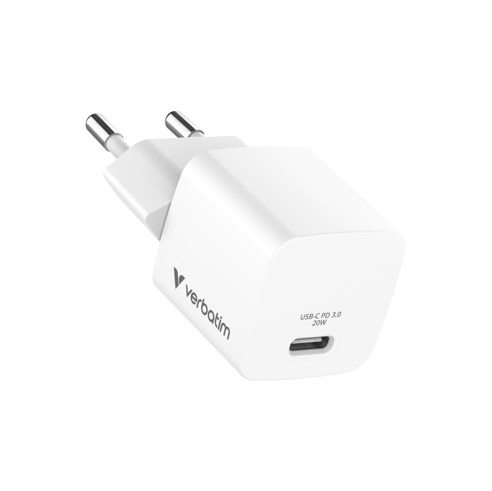 Verbatim Mini GaN Charger 20W EU plug